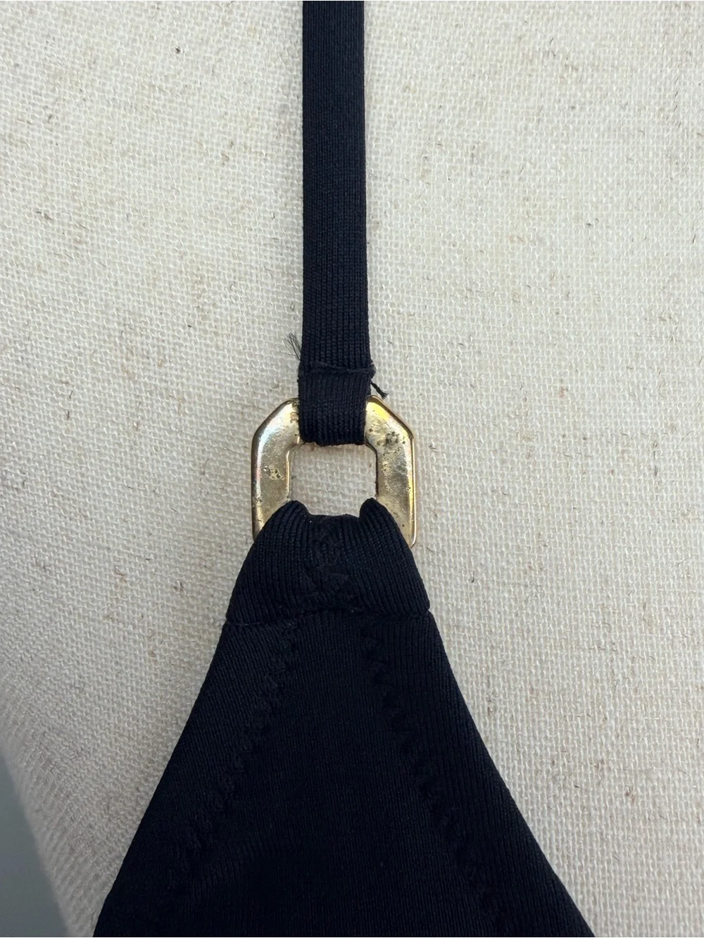 Melissa‎ Odabash Black Monokini One Piece Swimsuit Cutout Tie Sides Size 6